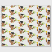 Afstuderen-inpakpapier Cadeaupapier (Vlak)