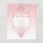 AFSTUDEREN INVITEERT - Glitter Girly Glamor uitdro (Voorkant)