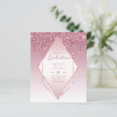 AFSTUDEREN INVITEERT - Glitter Girly Glamor uitdro (Staand voorkant)