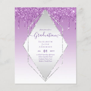 AFSTUDEREN INVITEERT - Glitter Girly Glamor uitdro Flyer