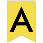 Afstuderen JAAR Geel Zwart Vlaggetjes (Tweede vlag)