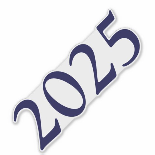 Afstuderen Jaar Sticker (Voorkant)