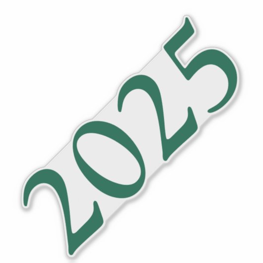 Afstuderen Jaar Sticker (Voorkant)