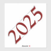 Afstuderen Jaar Sticker (Vel)