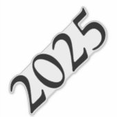 Afstuderen Jaar Sticker (Voorkant)