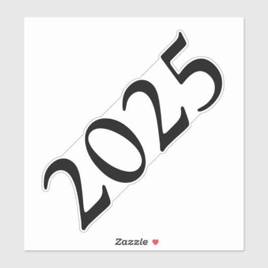 Afstuderen Jaar Sticker (Vel)