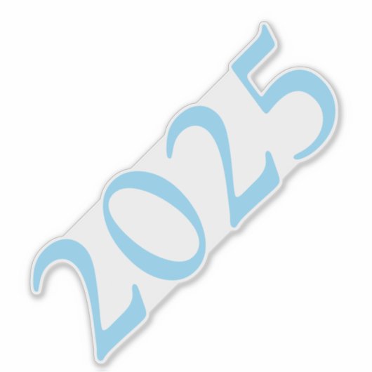 Afstuderen Jaar Sticker (Voorkant)