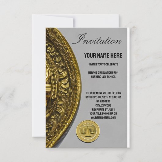 Afstuderen Kaart  (Voorkant)