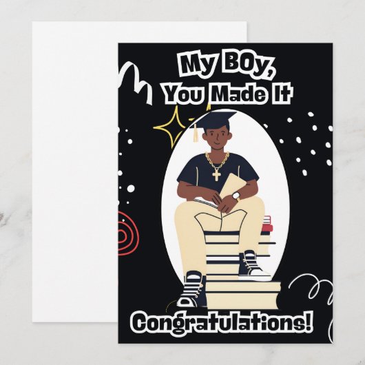 Afstuderen Kaart (Voorkant / Achterkant)