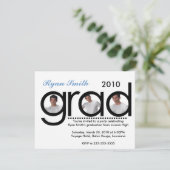 Afstuderen Kaart (Staand voorkant)