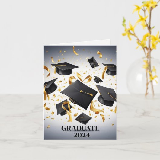 Afstuderen kaart (Gele Bloem)