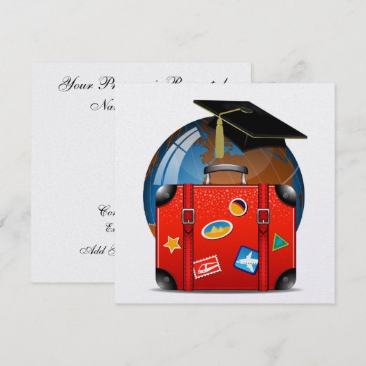 Afstuderen Kaart (Voorkant / Achterkant)