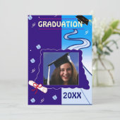 Afstuderen Kaart (Staand voorkant)