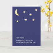 Afstuderen Kaart voor kleinzoon (Gele Bloem)