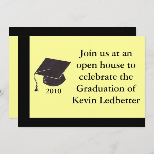 Afstuderen kaarten (Voorkant / Achterkant)