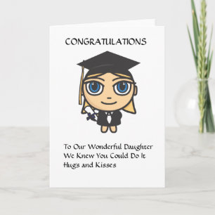 Afstuderen karakter Gefeliciteerd Kaart