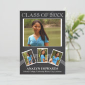 Afstuderen Keepomwille 4 Photo Chalkboard Kaart (Staand voorkant)