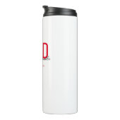 Afstuderen Keepomwille Red Black Name Degree PhD Thermosbeker (Geroteerd rechts)