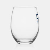 Afstuderen Keepsake naam PhD Afstuderen Wijnglas Zonder Voet (Rechts)