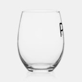 Afstuderen Keepsake naam PhD Afstuderen Wijnglas Zonder Voet (Rechts)