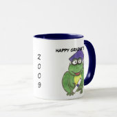 Afstuderen kikker mok (Voorkant rechts)