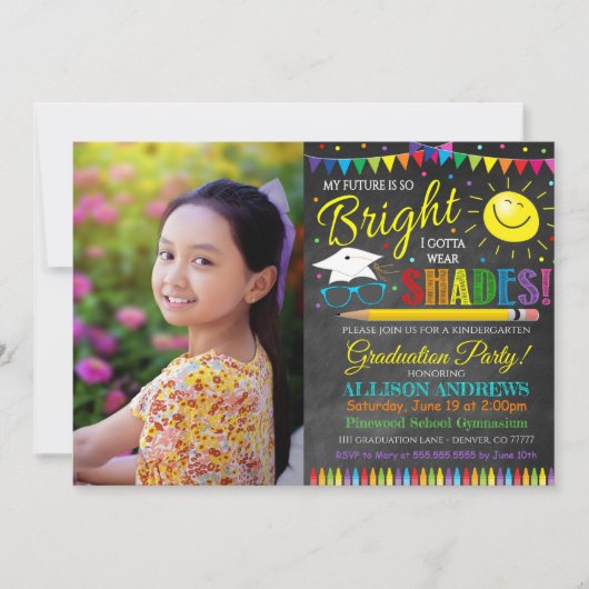 Afstuderen Kindergarten Kaart (Voorkant)