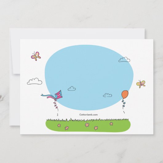 Afstuderen Kindergarten Kaart (Achterkant)