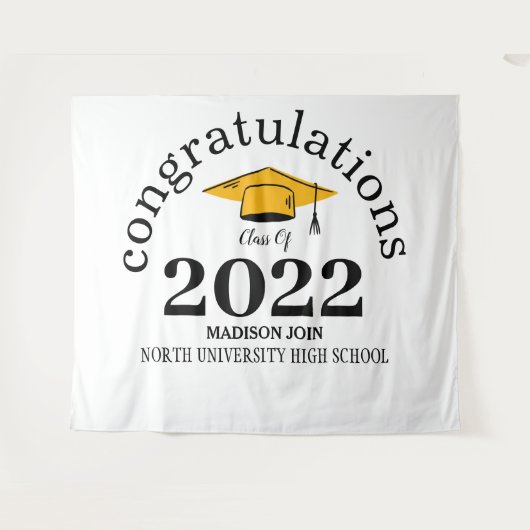Afstuderen klas 2026 wandkleed (Voorkant (horizontaal))