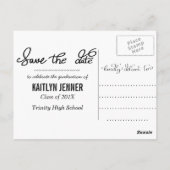 Afstuderen klasse 2018 | De datum-foto opslaan Briefkaart (Achterkant)