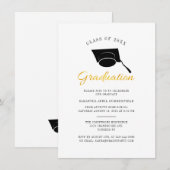 Afstuderen Klasse 2022 Moderne Minimalistische Par Kaart (Voorkant / Achterkant)