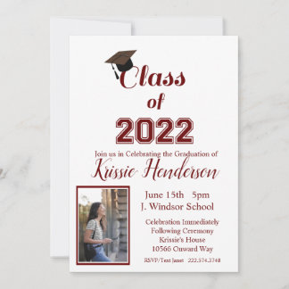 Afstuderen, Klasse 2023, Fotouitnodiging Kaart