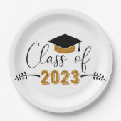 Afstuderen Klasse 2023 Papieren Bordje (Voorkant)