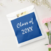 Afstuderen Klasse blauw personaliseren Bedankzakje (Gezegeld)