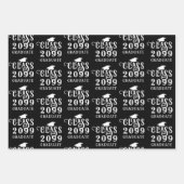 Afstuderen Klasse Jaar Afstuderen Aangepaste kleur Inpakpapier Vel (Voorkant)