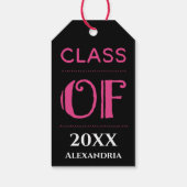 Afstuderen klasse jaar Afstuderen personaliseren Cadeaulabel (Achterkant)