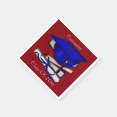 Afstuderen & Klasse Reunion Pet & Diploma Napkins Servetten (Hoek)