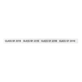 Afstuderen klasse van 2018 zwarte Typografie Lint (Voorkant)