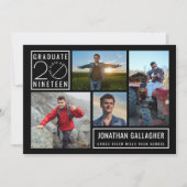 Afstuderen Klasse van 2019 4-Fotopartij Kaart (Voorkant)