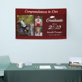 Afstuderen Klasse van 2020 Foto Collage Wine Spandoek (Beurs)