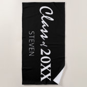 Afstuderen Klasse van 2020 Persoonlijk Strandlaken (Voorkant)