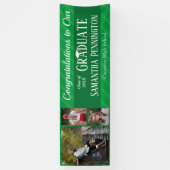 Afstuderen Klasse van 2021 Fotocollage Spandoek (Verticaal)