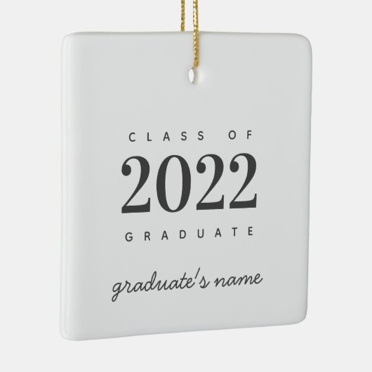 Afstuderen Klasse van 2022 Afstuderen Keepomwille Keramisch Ornament (Rechts)