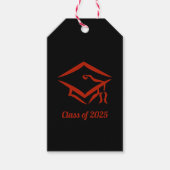 Afstuderen Klasse van 2025 BLKBRD Aanpassen Jaar Cadeaulabel (Voorkant)
