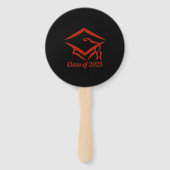 Afstuderen Klasse van 2025 BLKBRD Aanpassen Jaar Handwaaier (Voorkant)