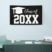 Afstuderen Klasse van 2025 Custom Year Pet Tassel Spandoek (Beurs)
