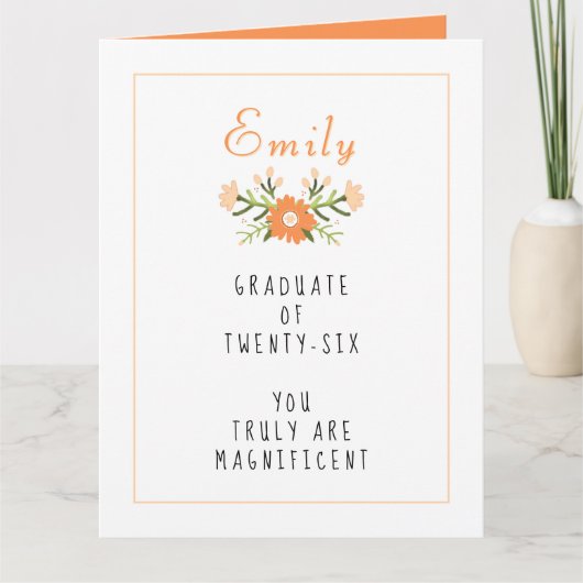 Afstuderen Klasse van 2025 Kaart (Voorkant)