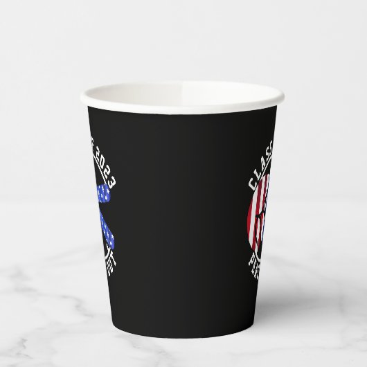 Afstuderen Klasse van 2025 Peace Out Afstuderen Pa Papieren Bekers (Links)