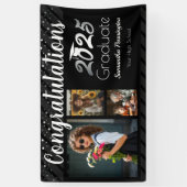 Afstuderen Klasse van 2025 Photo Collage Banner (Verticaal)