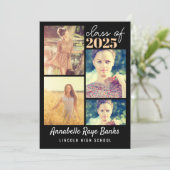 Afstuderen Klasse van 2025 Printable Kaart (Staand voorkant)