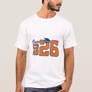 Afstuderen Klasse van 2026 Retro Style Design   Se T-shirt